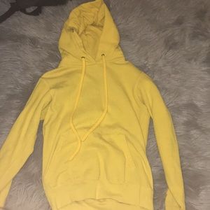 Yellow hoodie